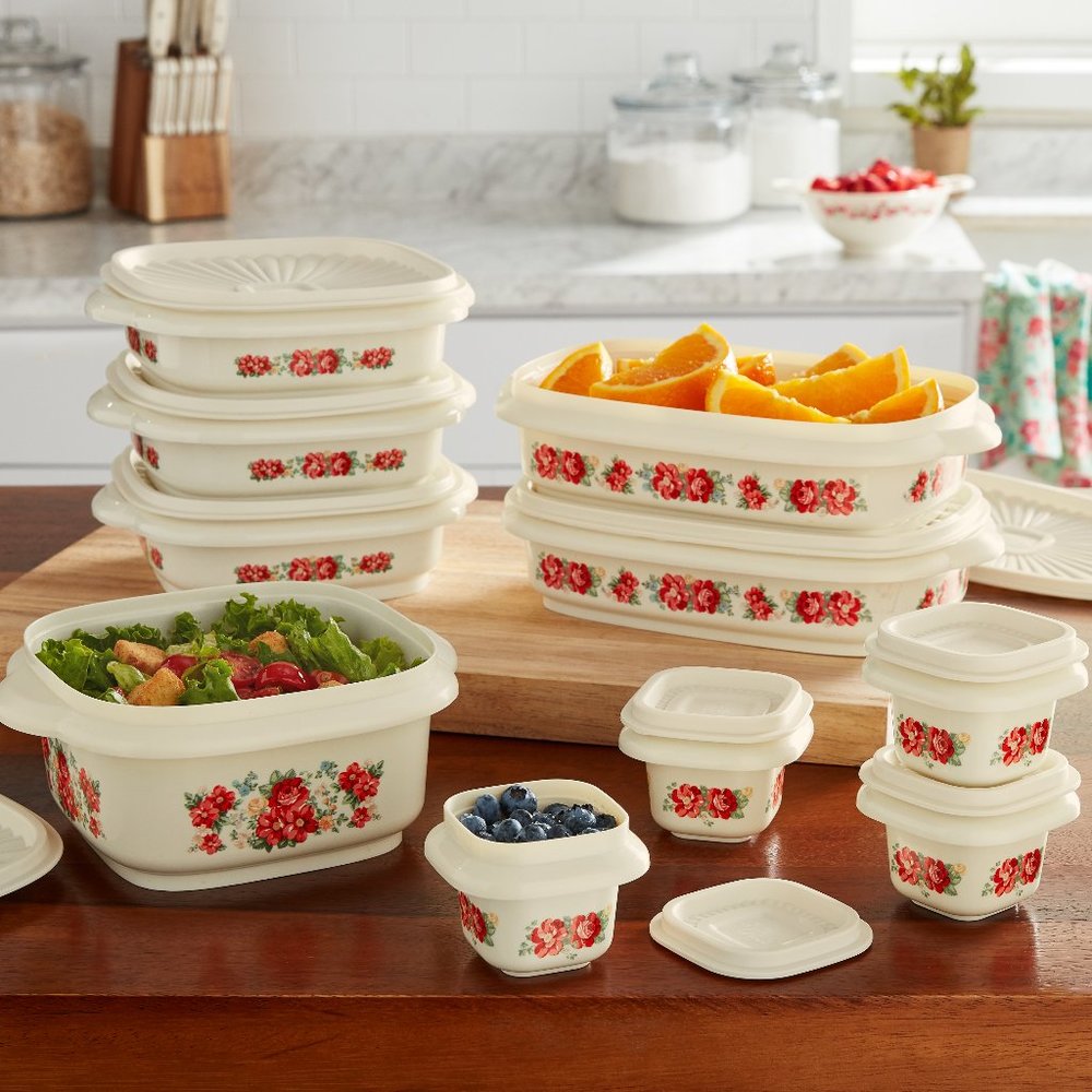 Pioneer Woman 20-Piece Assorted Food Storage Set